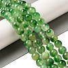 Natural Dyed White Jade Beads Strands G-M402-C04-21-5