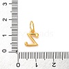 925 Sterling Silver Letter Charms with Jump Rings LS-STER-R008-01G-Z-3