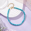 Synthetic Turquoise Beaded Bracelets BJEW-JB11417-02-1