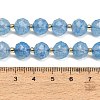 Dyed Imitation Jade Glass Beads Strands GL-Z001-02A-01-4