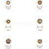 Zinc Alloy Spacer Beads PALLOY-PH0012-28-WH-2