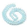 AB Color Plate Glass Beads Strands EGLA-P051-02A-A04-2