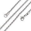 304 Stainless Steel Rope Chain Necklaces X-STAS-M174-014P-B-2