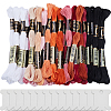 3 Sets 3 Style 6-Ply Polyester Embroidery Floss OCOR-GF0003-41A-1