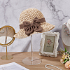 Half Round Shaped Acrylic Hat Display Stands for Hat Wig ODIS-WH0086-096-2