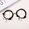 2Pcs Magnetic Spaceman Alloy & Plastic Charm Bracelets FS-WG3FC4A-05-1