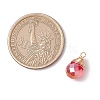 Brass and Glass Pendants PALLOY-JF03369-01-3