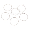 Ion Plating(IP) 316L Surgical Stainless Steel Hoop Earring Findings STAS-G130-03RG-30MM-1