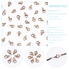 40Pcs 2 Styles Tibetan Style 304 Stainless Steel Lobster Claw Clasps STAS-UN0040-78-6