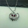 Cute Creative Owl Alloy Pendant Necklace from Europe and America FF8740-2-1