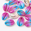 Spray Paint Cowrie Shell Beads SHEL-S274-01-2