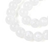 Baking Paint Glass Beads Strands DGLA-N015-8mm-01-3