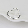 Alloy with Natural Lapis Lazuli Finger Rings FS-WGF3EDB-05-6