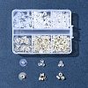 6 Styles Brass Bullet Clutch Bullet Clutch Earring Backs with Pad FIND-FS0003-08P-6