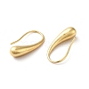 Brass Teardrop Dangle Earrings for Women ZIRC-Q201-03G-2