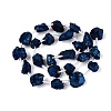 Electroplate Raw Rough Natural Amethyst Beads Strands G-Q610-06A-3