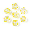 Handmade Foil Lampwork Beads Strands FOIL-T008-02G-2