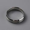 Matte Style 304 Stainless Steel Wide Band Finger Rings for Women Men RJEW-WH0009-14F-P-2