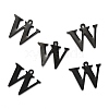 304 Stainless Steel Alphabet Charms STAS-H122-W-EB-2