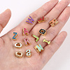 Rack Plating Alloy Enamel Beads ENAM-YW0001-25LG-6