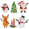 Christmas Theme DIY Diamond Painting Stickers Kits For Kids DIY-H123-01-1