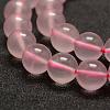 Natural Rose Quartz Beads Strands G-E375-6mm-01-1