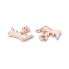 Tibetan Style Alloy Charms TIBEP-S319-101RG-RS-2