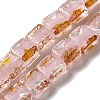 Handmade Gold Foil and Silver Foil Lampwork Beads FOIL-C001-01C-07-1