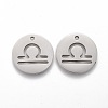 Tarnish Resistant 201 Stainless Steel Pendants LS-STAS-Z001-B-09P-1