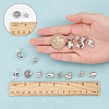 40 Pcs 10 Styles Tibetan Style Alloy European Beads TIBE-SC0001-30AS-3