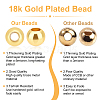   Brass Beads KK-PH0004-76D-4