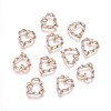 Brass Micro Pave Cubic Zirconia Charms KK-F782-10G-NF-1