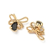 Brass Micro Pave Cubic Zirconia Pendants KK-Z136-58G-02-2