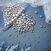 304 Stainless Steel Beads STAS-UN0021-08P-3