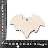 Halloween Printed Wooden Big Pendants WOOD-I016-01K-3