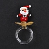 Rotatable Handmade Lampwork Rings RJEW-P158-02A-5