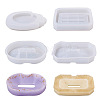 Cheriswelry 4Pcs 4 Style DIY Soap Box Silicone Molds DIY-CW0001-27-1