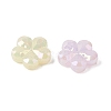 UV Plating Opaque Acrylic Beads OACR-G058-17C-2