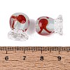 Inner Flower Handmade Lampwork Beads LAMP-Q039-13D-4