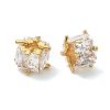 Brass Pave Cubic Zirconia Beads KK-H532-21C-G-1