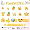 90Pcs 15 Styles Opaque & Transparent Resin Cabochons CRES-YW0002-85-3