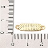 Beach Theme Rack Plating Brass Rectangle Connector Charms KK-P261-08A-G04-3