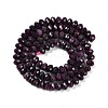 Natural Ruby Beads Strands G-P553-F01-04-4