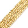 Electroplate Non-magnetic Synthetic Hematite Beads Strands G-L485-06A-G-1