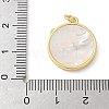 Brass Micro Pave Cubic Zirconia Pendants KK-K298-29A-G-3