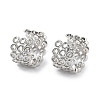 Brass Micro Pave Cubic Zirconia Cuff Earrings for Women EJEW-D088-08P-1