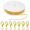 DIY Chain Bracelet Necklace Making Kit DIY-YW0007-05G-1