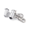 Alloy Magnetic Slide Lock Clasps X-PALLOY-YW0001-18P-2