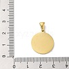 Ion Plating(IP) 304 Stainless Steel Pendants STAS-I204-N-G-3