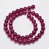 Natural & Dyed Malaysia Jade Bead Strands G-G659-8mm-A15-2